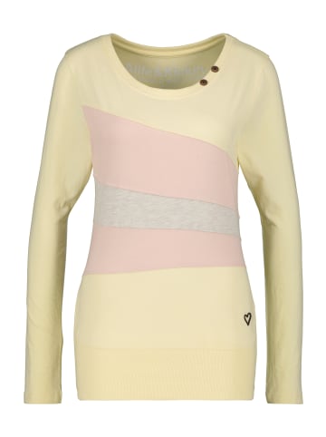 alife and kickin Langarmshirt CliaAK A in creme melange