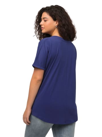 Ulla Popken Shirt in mittelblau