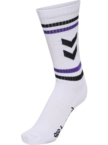 Hummel Socke "3-Pack Socks Chevron High Retro" in Weiß