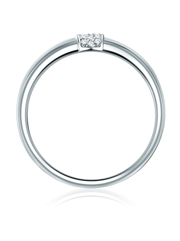 Trilani Ring Sterling Silber Zirkonia in silber