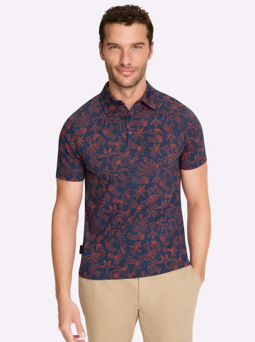 WITT WEIDEN Kurzarmshirt in dunkelblau-bedruckt