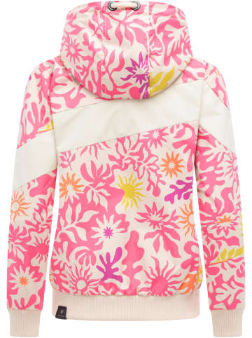 ragwear Übergangsjacke Nuggie Block Flower in Pink Combo26