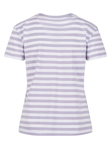 Urban Classics T-Shirt in white/dustylilac