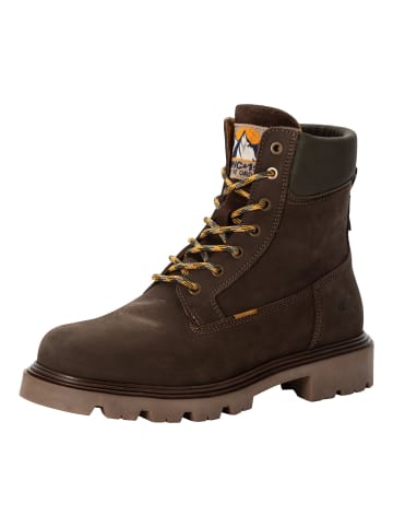 Camel Active Hoher Winterboot aus echtem Leder in Dunkelbraun