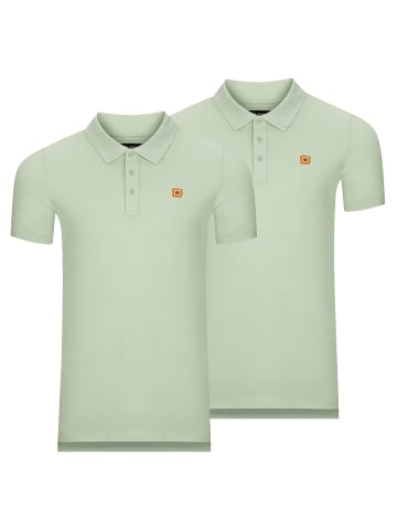 riverso  Poloshirt RIVJohn 2er Pack in Grün