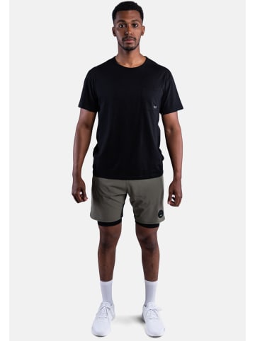 CLN Athletics 2 in 1 Short Rep in dusty olive