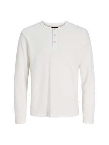 Jack & Jones Longsleeve 'Bluaaron' in weiß