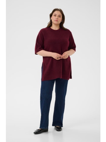 KAFFE curve Strickpullover KCniela Loose fit in Windsor Wine