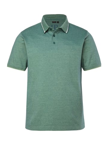 JP1880 Poloshirt in dunkle tanne