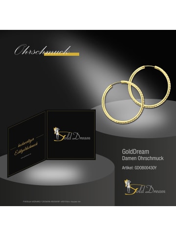 GoldDream Ohrringe Gold 333 Gelbgold - 8 Karat Creolen Ohrring