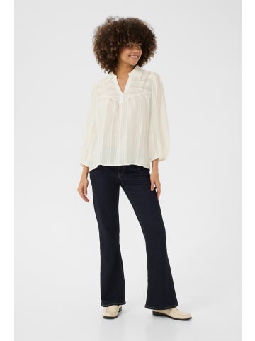 CULTURE Langarm-Bluse CUasima Classic fit in Whitecap