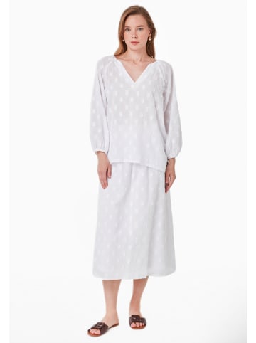 Organication Bluse "WOR19114" in Weiß