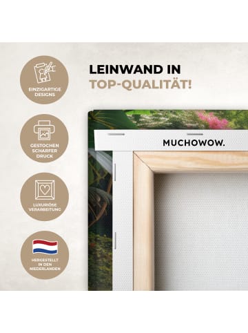 MuchoWow Leinwand bilder Tropischer Wasserfall (BxH)