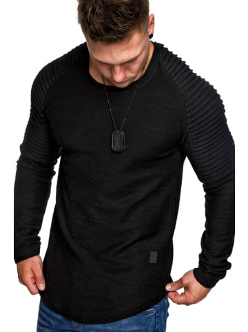 Amaci&Sons Sweatshirt Gresham in Schwarz