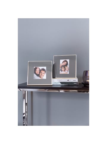 Fink Bilderrahmen Collin grau, silber - (H) 23,2 cm