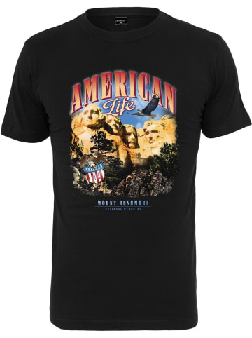 Mister Tee T-Shirt "American Life Mount Roushmore Tee" in Schwarz