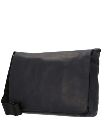 Leonhard Heyden Den Haag - Umhängetasche L Leder 13" 39 cm (blau) in blau