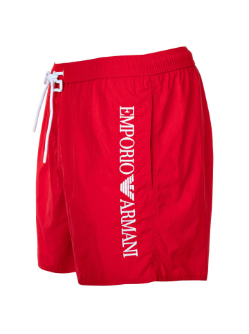 Emporio Armani Badeshorts 1er Pack in Rot