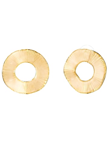 Lulu & Jane Ohrringe aus Metall-Legierung in gelbgold