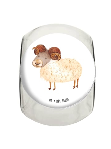 Mr. & Mrs. Panda Vorratsglas Sternzeichen Widder ohne Spruch in Weiß