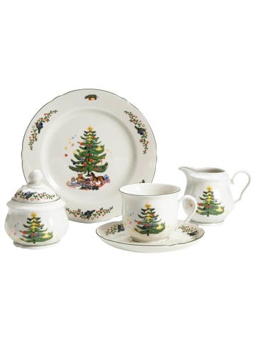 Seltmann Weiden 20er Set Kaffeeservice Marieluise Weihnachten in in bunt