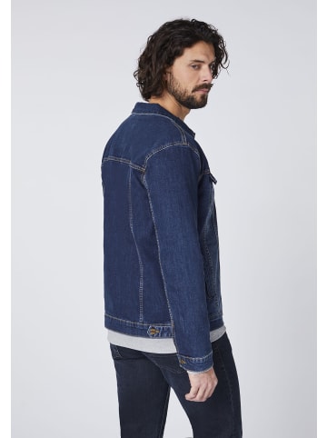 Oklahoma Jeans Jeansjacke aus robustem Denim in Blau