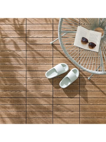 home24 Terrassenfliese Svevo 22er-Set Typ B in Hellbraun