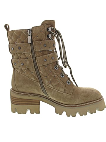 Alma en Pena Schnürstiefel Beige