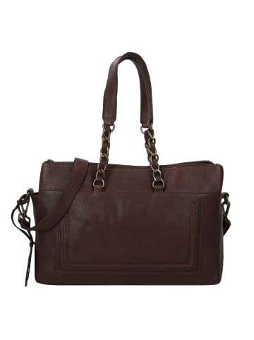Cowboysbag Chained Barton Schultertasche Leder 40 cm in hickory
