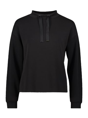 BETTY & CO Sweatshirt mit Stehkragen in Schwarz