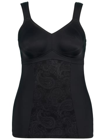 Ulla Popken Bodyforming-Top in schwarz