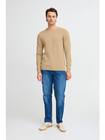 BLEND Strickpullover BHREDHILL CREW NECK KNIT NOOS 20717257 modischer Langarmpullover in Braun