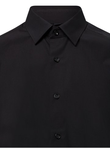 Finshley & Harding Businesshemd Easy Care in schwarz