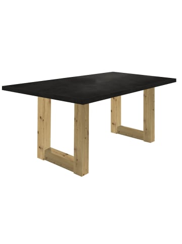 58 aufm Kessel ESSZIMMERTISCH Eila 2 140 x 90 x 75 Esstisch Asteiche/Schwarzstahl