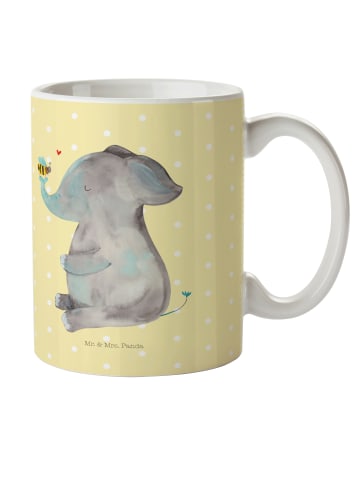Mr. & Mrs. Panda Kindertasse Elefant Biene ohne Spruch in Gelb Pastell