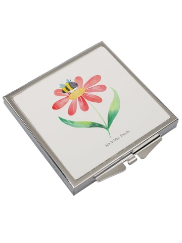 Mr. & Mrs. Panda Kleiner Spiegel Hummel Blume ohne Spruch in Weiß