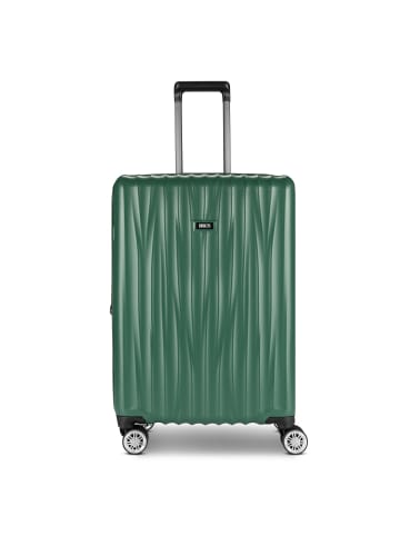 BRIC`s Cervia 2.0 4 Rollen Trolley M 69 cm mit Dehnfalte in smaragd-green