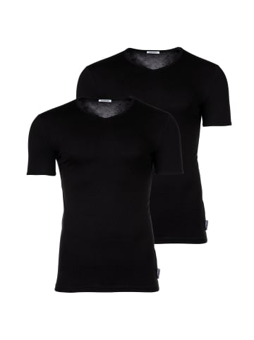 Bikkembergs T-Shirt 2er Pack in Schwarz