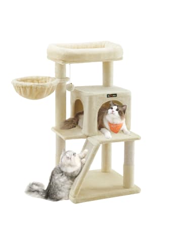 Feandrea Katzenbaum Clawfy in Beige - (B)48.1 x (H)94.8 x (T)48.1 cm