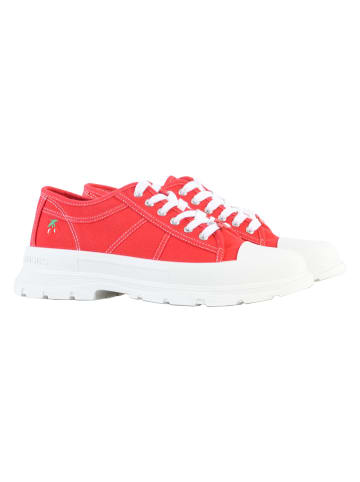 Le Temps des Cerises Lina Schnür-Sneaker Rot