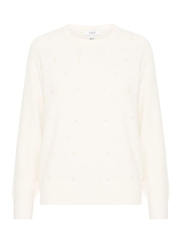 b. young Strickpullover BXOKAMA Regular fit in Off White Melange