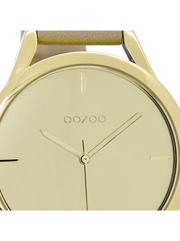 Oozoo Analog-Armbanduhr Oozoo Timepieces beige groß (ca. 40mm)