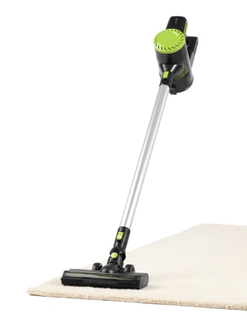CLEANmaxx Akku-Zyklon-Staubsauger 22,2V schwarz/grün Schwarz