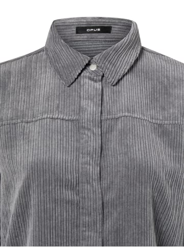 OPUS Bluse Flanky in grau