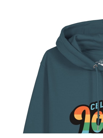 wat? Apparel Sweatshirt Celebrate Love in Petrol