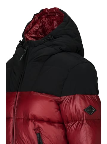 Replay Winterjacke Aus Recycling-Stoff in rot