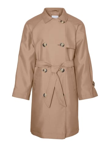 Vero Moda Girl Trenchcoat in Silver Mink