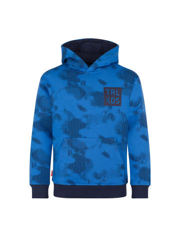 Trollkids Hoodie Lifjell in medium blue/navy