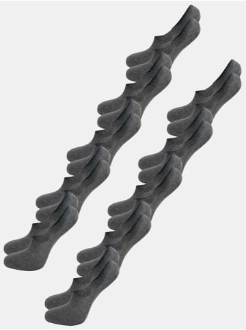 Tazzio Füßlinge "A905" - 10er-Pack - in Anthrazit