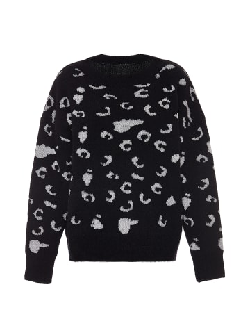 ebeeza Damen Strickpullover in Schwarz